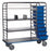 Pedigo Products Supply Carts - Stainless Steel Central Supply Cart with Tote Boxes, 55.375" x 26.125" x 58" - CDS-177