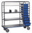 Pedigo Products Supply Carts - Stainless Steel Central Supply Cart with Tote Boxes, 66.625" x 26.125" x 69" - CDS-178