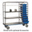 Pedigo Products Supply Carts - Stainless Steel Central Supply Cart with Tote Boxes, 66.625" x 26.125" x 69" - CDS-178