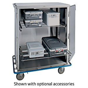 Pedigo Products Inc Closed Surgical Case Carts - Stainless Steel Surgical Case Cart, Cart Only, Size X-Large, 45" x 28" x 56" - CDS245