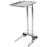 Pedigo Products Foot Operated Mayo Stands - Stainless Steel Mayo Stand with Tray, Foot Operated, 16.25" x 21.25" - P-1066-SS