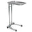 Pedigo Products Foot Operated Mayo Stands - Stainless Steel Mayo Stand with Tray, Foot Operated, 16.25" x 21.25" - P-1069-SS