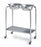 Pedigo Products Double Basin Stands - Stainless Steel Double Basin Stand with Shelf, 7 qt. Each - P-1079-W/S-SS