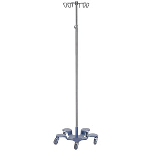 Pedigo Products Inc Pedigo iStand IV Stand - Heavy-Duty Infusion Pump Stand with 5-Leg Base and 6-Hook Top - P-1080-6