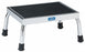 Pedigo Products Chrome Footstools - Chrome Step Stool, 300 lb. Capacity, 12" x 30" x 8.25" - P-11