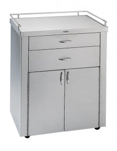 Pedigo Products Anesthesia and Treatment Cabinets - Treatment Cabinet with Casters, Large, 28" x 18" x 33" - P-5091