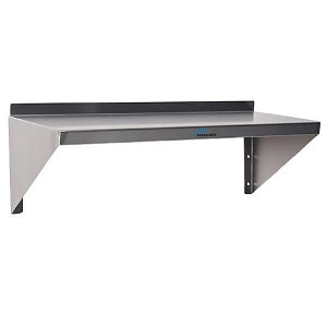 Pedigo Products Stainless Steel Utility Shelves - Stainless Steel Utility Shelf, Wall Mounted, 6" x 36" - P-636-SS