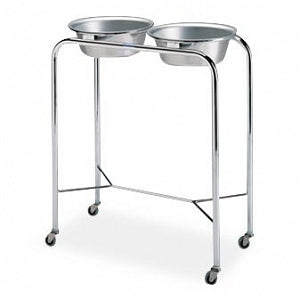 Pedigo Products Double Basin Stands - Double Basin Stand, Chrome, Frame Only - P-79-FR