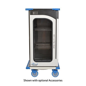 Pedigo Revolution Surgical Case Carts - Revolution Surgical Case Cart with Medium Single Door with Biohazard Wheel - RCC-233-B