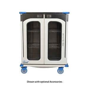 Pedigo Revolution Surgical Case Carts - Revolution Surgical Case Cart with Large Double Door and Biohazard Wheel - RCC-245-B