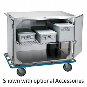 Pedigo Products Surgical Case Carts with Sealed Double Doors - Stainless Steel Sealed Surgical Case Cart, Double Door, 45" x 28" x 39" - SCC-242