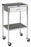 Pedigo Products Utility Tables - Stainless Steel Utility Table with Shelf and 1 Drawer, No Guard Rail, 20" x 16" x 34" - SG-80-B-SS