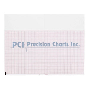 Precision Charts, Inc Recording Paper - ECG Thermal Paper for Burdick Eclipse 850, 216 mm x 138' - 007988