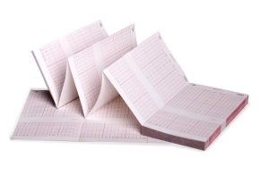 Precision Charts, Inc Recording Paper - Fetal Chart Paper with Red Grid, 152 mm x 47' - B4305AAO