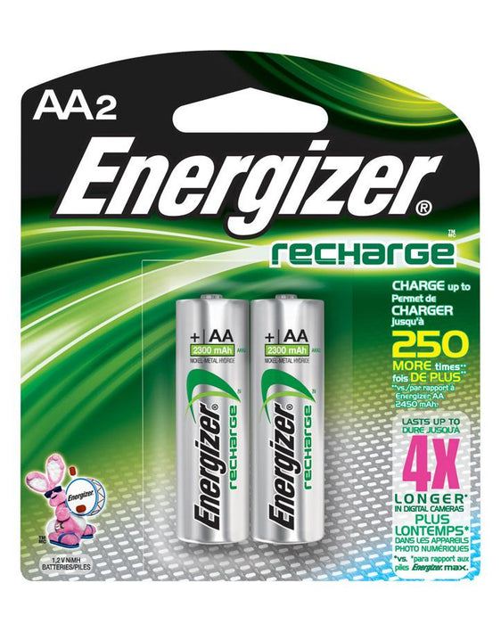 Energizer Battery Rechargeable NIMH - BATTERY, AA, RECHARGEABLE, 24EA / CS - NH15BP2