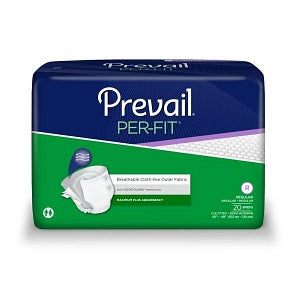 First Quality Products Prevail Per-Fit Adult Briefs - Prevail Per-Fit Heavy Absorbency Brief, Size Reg, 40" to 49" Waist, 20/Pack - PF-016/1