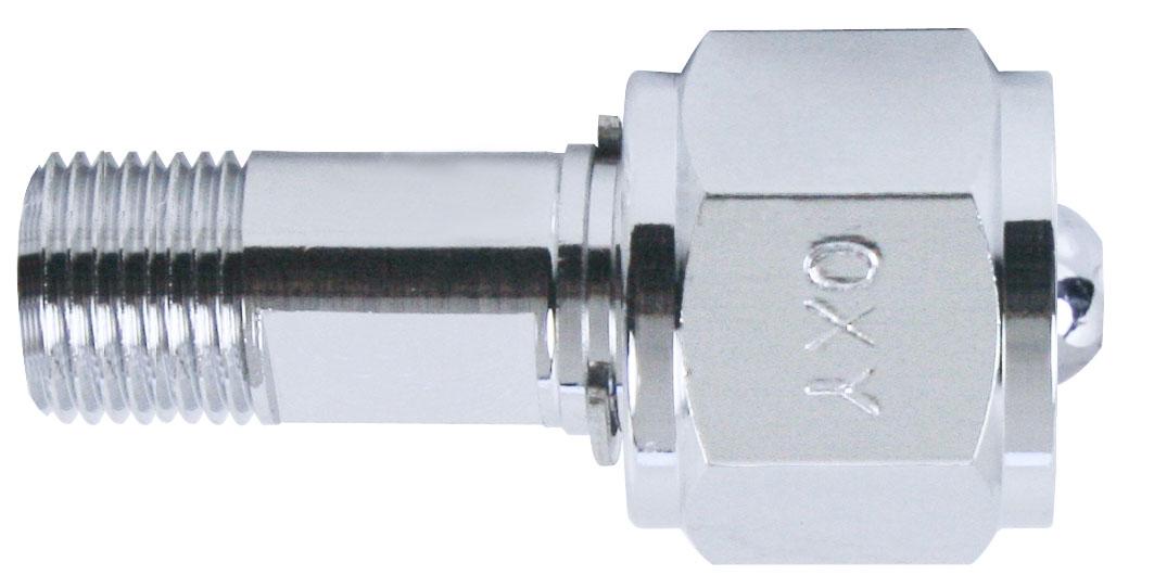 Genstar Technologies Diss 1/8" Oxygen Adapters - DISS Male Chemetron Oxygen Adapter - 313OXYDH