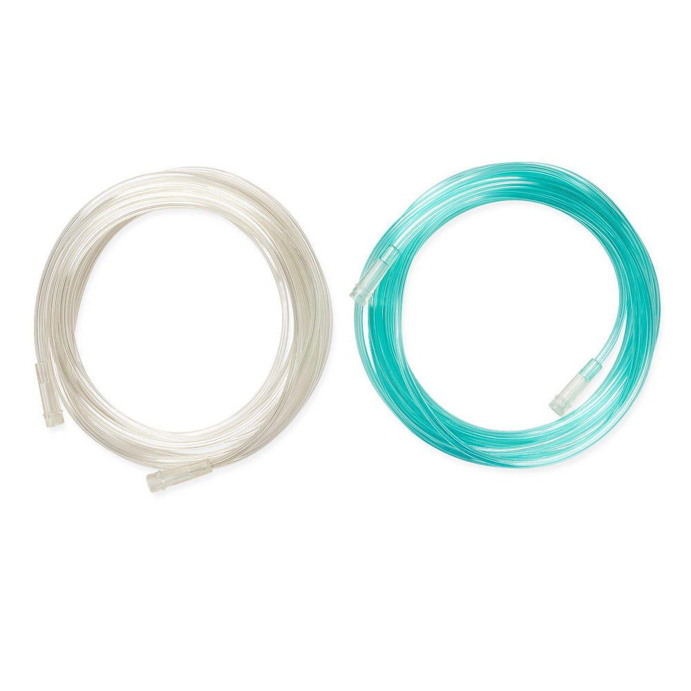 Clear Crush-Resistant Oxygen Tubing, 14', Universal Connector