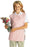 Medline Volunteer Cobbler Apron - Cobbler's Apron, Volunteer Pink, One Size Fits Most - 89017PNK