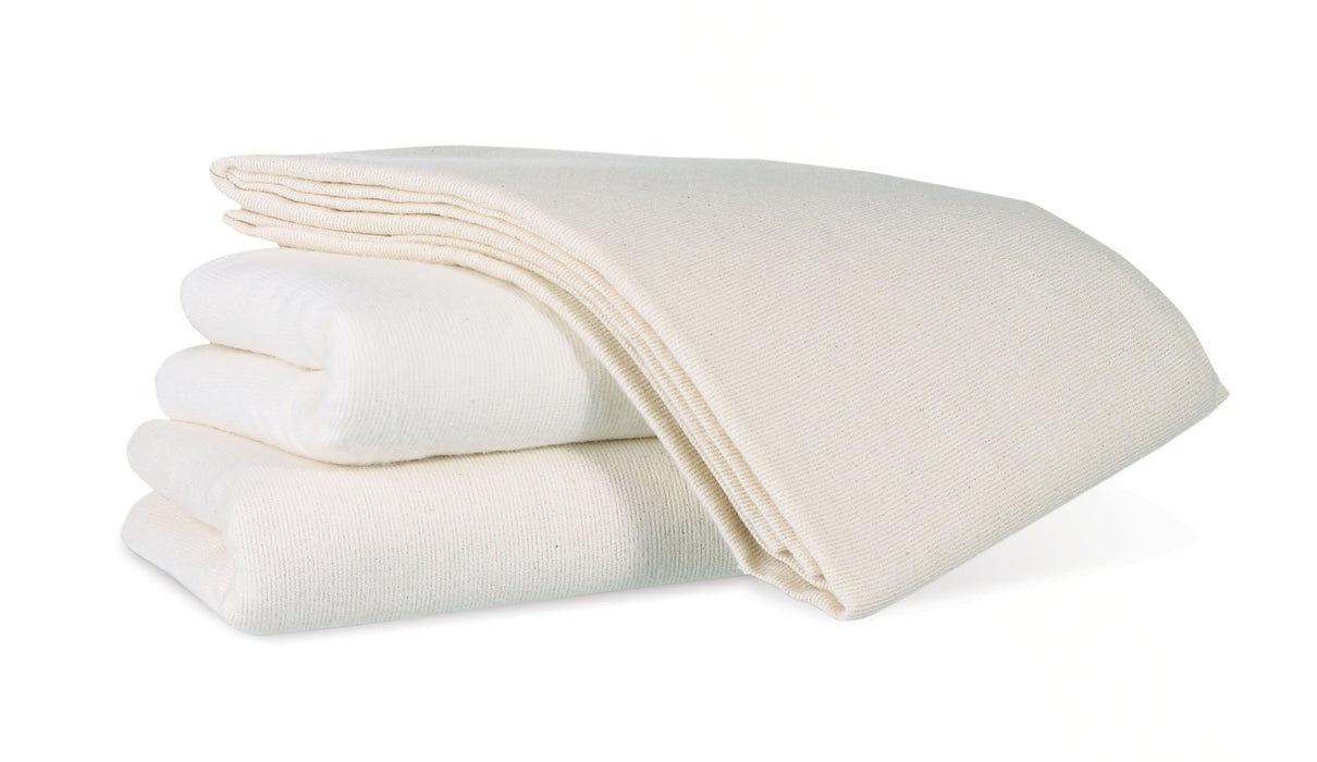 Encompass Group Synergy Bath Blankets - Bath Blanket, 55/45 Cotton / Polyester, White, 70" x 90", 1.75lb. - 49277-617