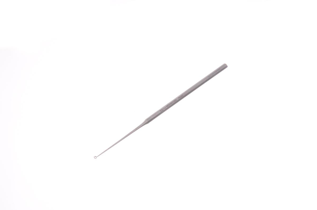  Buck-Angled Blunt Ear Curettes, 6.5", Fig 000