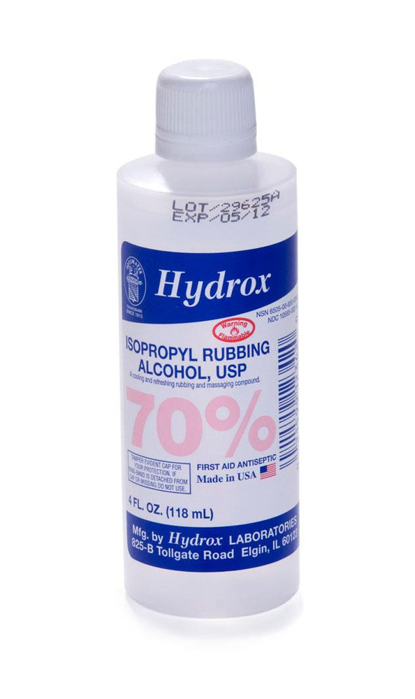 Hydrox Laboratories Hydrox Laboratories 70% Isopropyl Rubbing Alcohol - Isopropyl 70% Rubbing Alcohol, 4 oz. - I0020