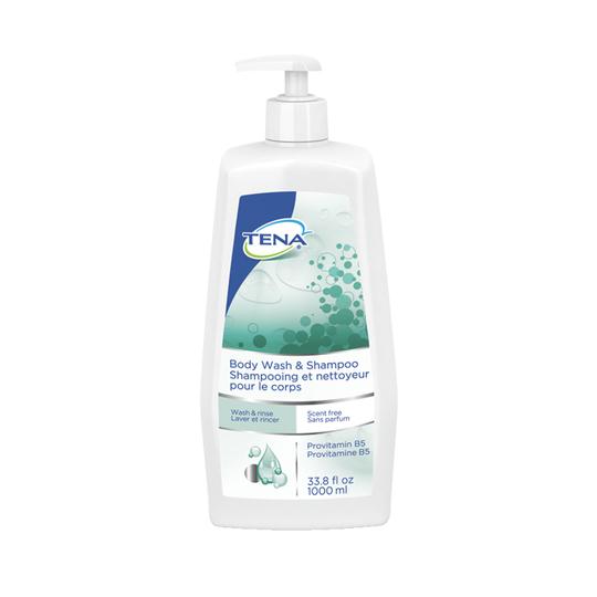 Essity Professional Hygiene Tena Body Wash & Shampoo - TENA Scent-Free Body Wash and Shampoo, 500 mL - 64363