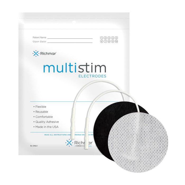 Compass Health MultiStim Cloth Electrodes - MultiStim Cloth Electrodes, 2" x 3.5", 40/Pack - 400-879