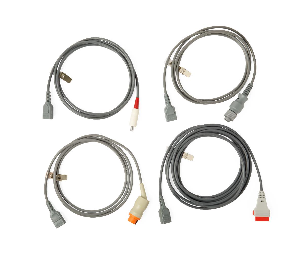 Namic Reusable Pressure Transducer Cables - CABLE 12 REUSABLE KONTRON BALL. PUMP - H965700412220