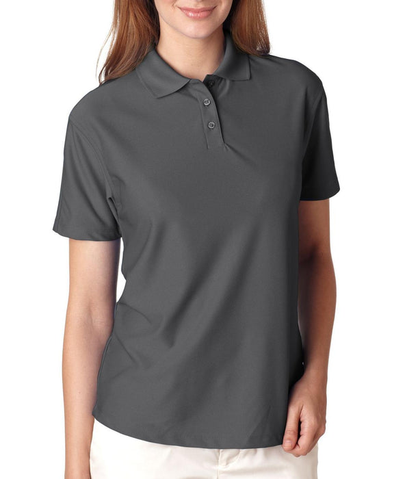 Ultraclub Ladies Cool and Dry Elite Performance Polo - Ladies Cool and Dry Elite Performance, Polo, Black, Size 3XL - B253UC518