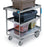 Lakeside Heavy-Duty Stainless Steel Utility Carts - Heavy-Duty Stainless-Steel Utility Cart, 700 lb., 6 Shelves, 21-1/2" x 54-1/2" x 54-5/8" - 762