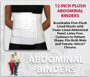Professional Products Plush Post-Op Abdominal Binders - Plush Post