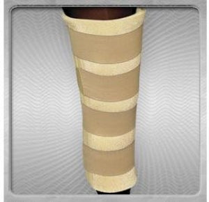 Professional Products Universal Knee Immobilizer - Beige Foam Universal Knee Immobilizer, 24" Long - 01259-B-24-01