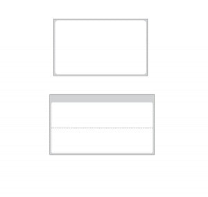 Brady Worldwide Removable Litho Labels - Patient ID Label, 1" x 1/2" x 3" White - ADLR-1123