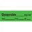 PDC Healthcare Tape / Label for Marcaine Anesthesia - "Glycopyrrolate" Label Tape, 0.5" x 500", Green - AN-9