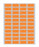 PDC Healthcare Patient Charge Labels - Patient Charge Piggyback Label, Laser, Orange, 3/4" x 1-3/4" - DPSL-PC5-6