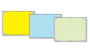 PDC Healthcare Piggyback Thermal Labels - Thermal Patient Charge Label, Yellow - DPSTH5-Y