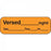 PDC Healthcare Chart Labels - Versed Label, Orange, 1-1/1" x 1/2" - LAN-149