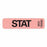 PDC Healthcare Permanent Paper Communication Labels - STAT Label, 1-1/4" X 5/16", Fluorescent Red , 760 Labels / Roll - MV01FR0968