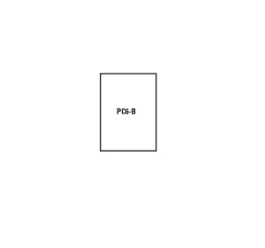 Brady Worldwide PC-6 Labels - PC-6 Labels, Single-Ply, White, 1-22/100" x 7/8" - PC6-B