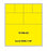 Brady Worldwide PDC Healthcare Thermal Labels - Thermal Label, Cerner Custom, Yellow, 4-1/2" x 4" - TD-PN6-SLY