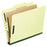 Esselte Pendaflex Letter-Sized Classification Folders - Light Green Top-Tab Four-Section Letter-Sized Classification Folders with 25 pt. Covers and 17 pt. Kraft Dividers - 1157G