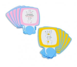 Physio-Control AED QUIK-PAK Training Electrode Set - LifePak CRT Pad, Pediatric Training - 11250-000042