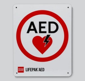 Physio-Control AED Wall Signs - AED Wall Sign Without Logo, T-Mount, 8" x 10" - 11998-000333