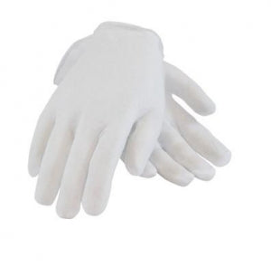 Protective Industrial Products CLEANTEAM Cotton Gloves - CLEANTEAM Unhemmed Cotton Inspection Gloves, Lightweight - 97-501I