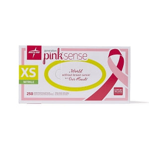 Medline Generation Pink Sense Powder-Free Nitrile Exam Gloves - XS Generation Pink Sense Powder-Free Nitrile Exam Gloves, Size XS - PINK2583