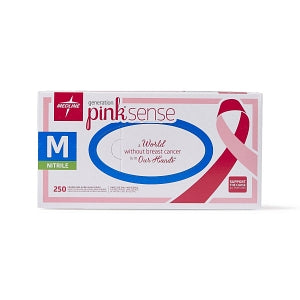 Medline Generation Pink Sense Powder-Free Nitrile Exam Gloves - M Generation Pink Sense Powder-Free Nitrile Exam Gloves, Size M - PINK2585