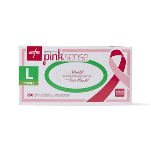 Medline Generation Pink Sense Powder-Free Nitrile Exam Gloves - L Generation Pink Sense Powder-Free Nitrile Exam Gloves, Size L - PINK2586