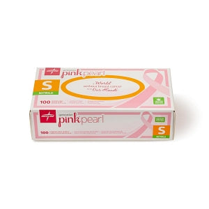 Medline Generation Pink Pearl Nitrile Exam Gloves - Generation Pink Pearl Powder-Free Nitrile Exam Gloves, Size S - PINK5084