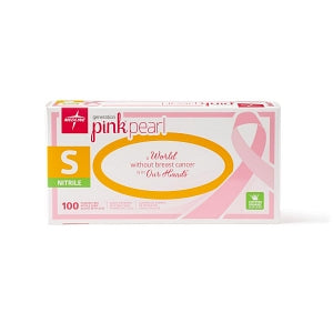 Medline Generation Pink Pearl Nitrile Exam Gloves - Generation Pink Pearl Powder-Free Nitrile Exam Gloves, Size S - PINK5084